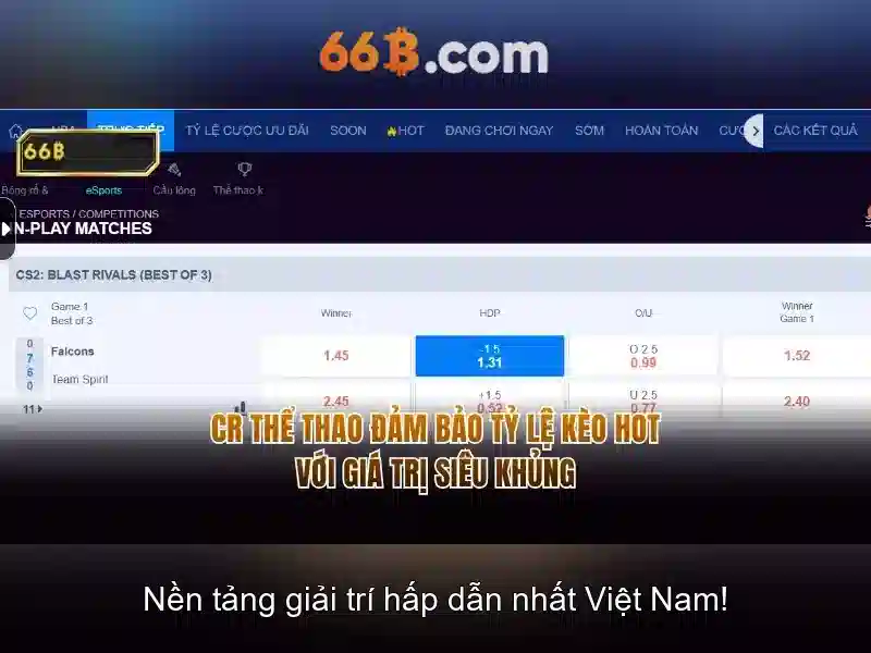 Giao diện nhà cái hoàn hảo
